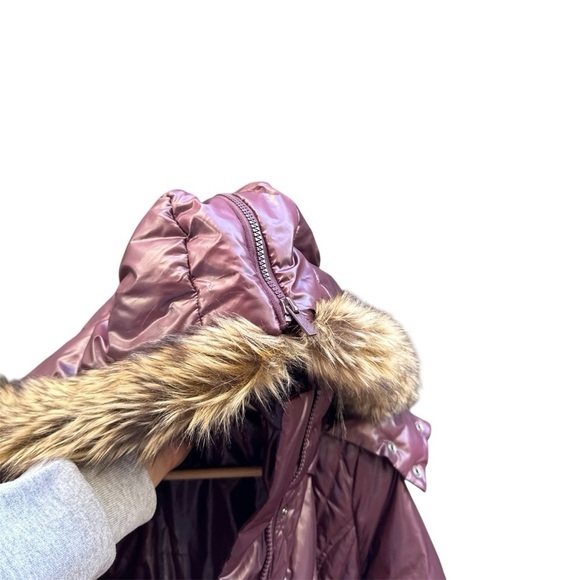 Bcbgmaxazria midi glossy jacket coat - Picture 10 of 11